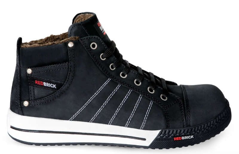 Redbrick Ice Sneaker Hoog S3 Gevoerd (opvolger is Redbrick Slam Sneaker S3S) (Outlet) | Zwart | 47