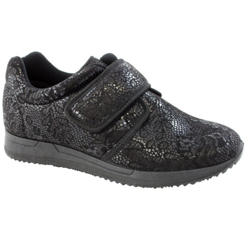Fischer Dames Pantoffel 18401 (Outlet) | Zwart 222 | 36