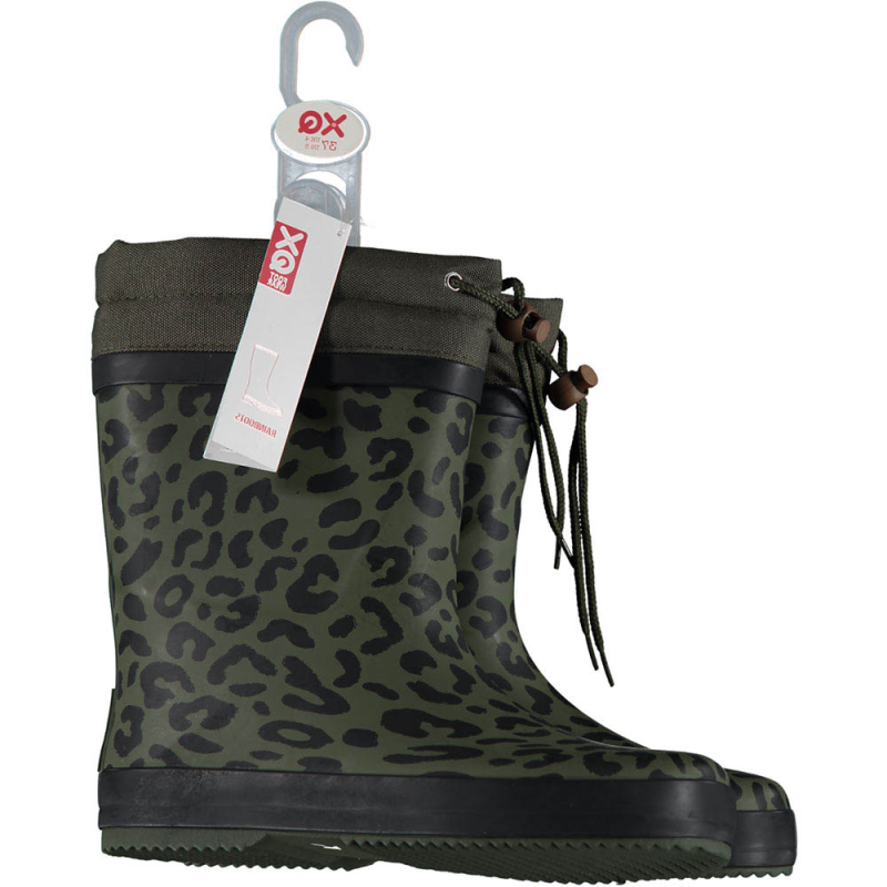 XQ Dames Regenlaars 000123886102 (fleecevoering) (Outlet) | Groen Print | 40