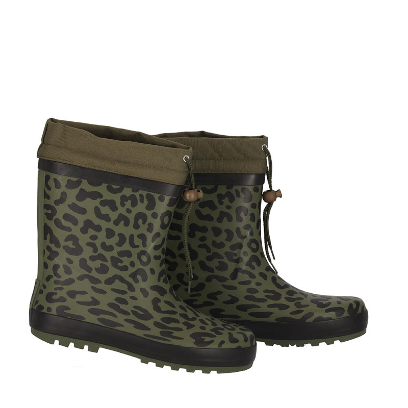 XQ Dames Regenlaars 000123886102 (fleecevoering) (Outlet) | Groen Print | 40