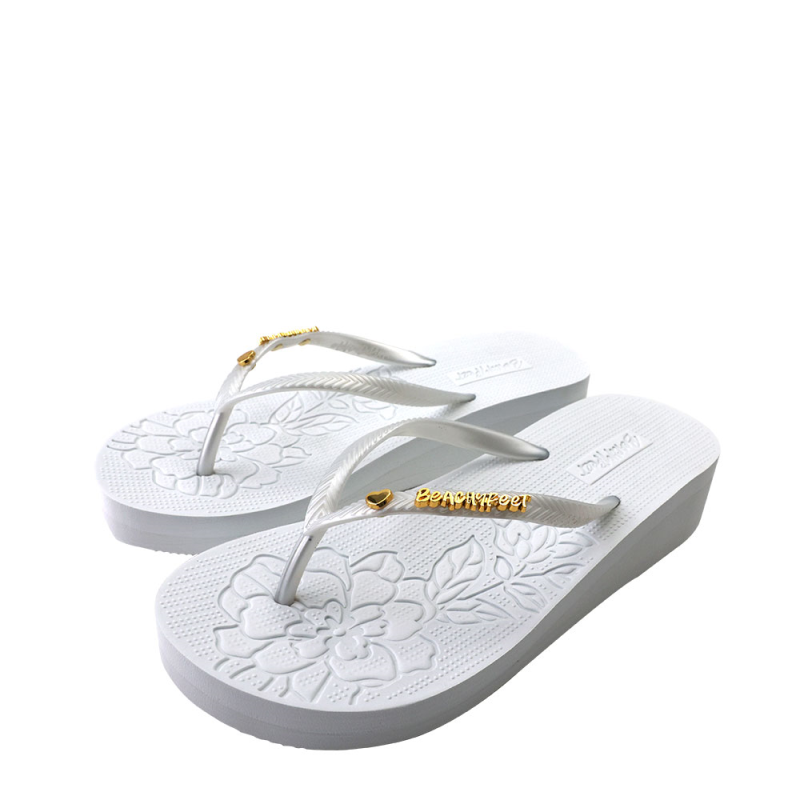 BeachyFeet Dames Flamencos FlipFlop Blanco (Outlet) | Wit | 35/36