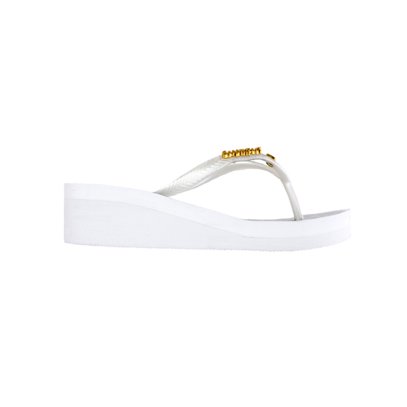 BeachyFeet Dames Flamencos FlipFlop Blanco (Outlet) | Wit | 35/36