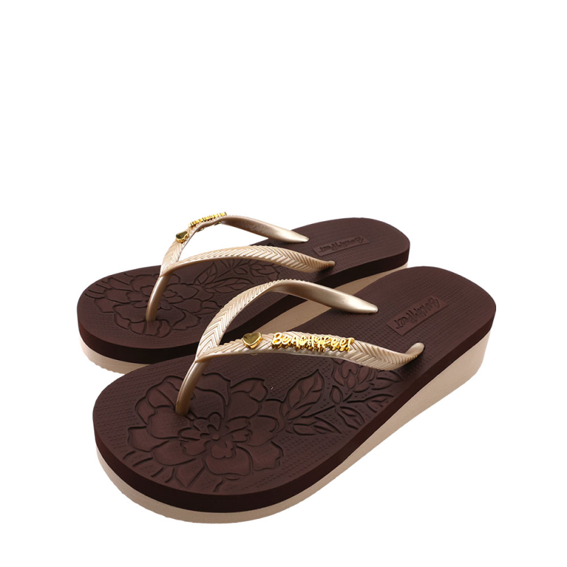 BeachyFeet Dames Flamencos FlipFlop Sevilla (Outlet) | Bruin | 35/36