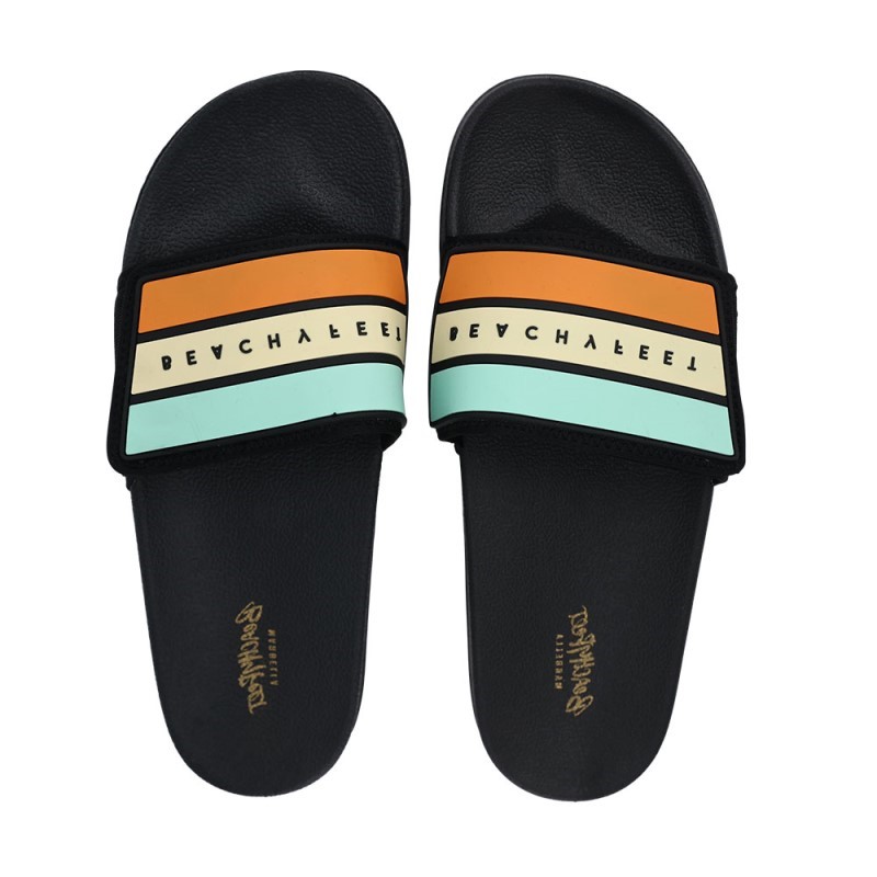 BeachyFeet Heren Strandslipper Slides Vibras De Verano (Outlet)