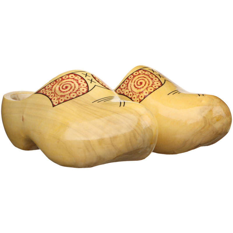 Import Houtenklomp Populier (Outlet) | Geel | 25-26 (16 cm)