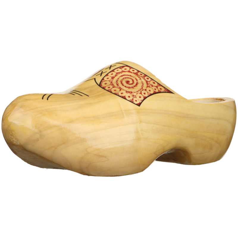 Import Houtenklomp Populier (Outlet) | Geel | 25-26 (16 cm)