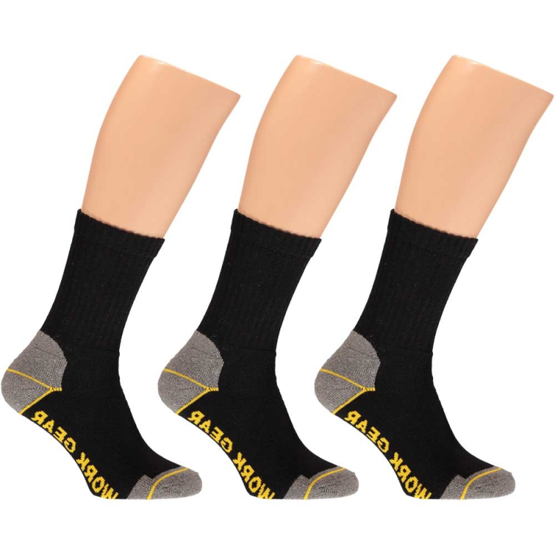 Apollo 000122430000 Worker Sokken (Outlet) | Assorti| 1 bundel (3 paar) | 39-42