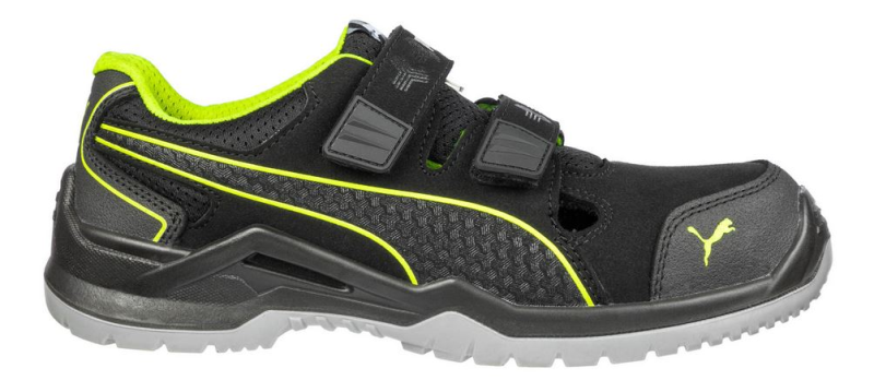 Puma Safety Neodyme Green Laah 644300 S1P (Outlet) | Zwart/Groen | 45