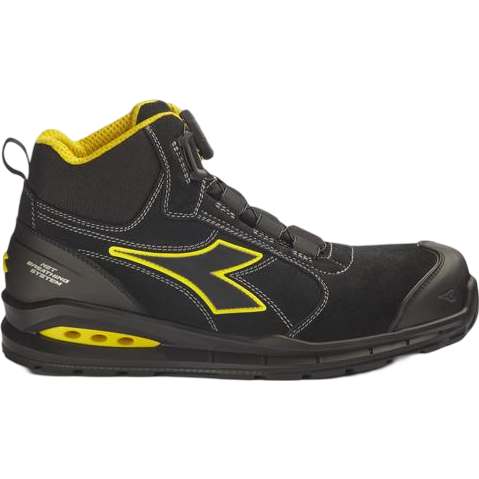 Diadora Run Net AB MSTR BOA Mid S3S 182533 (Outlet) | Zwart | 42