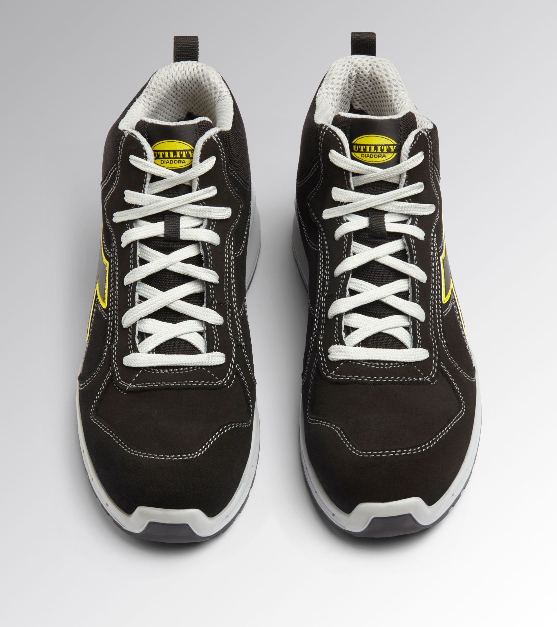 Diadora Run NET AB MID S3S 181149 (Outlet) | Zwart/Zwart C0200 | 42