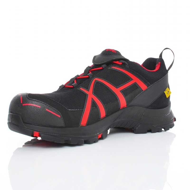 Haix Black Eagle Safety 40.1 Schoen Laag 610002 S3 (Outlet) | Zwart/Rood | 40 (UK6.5)