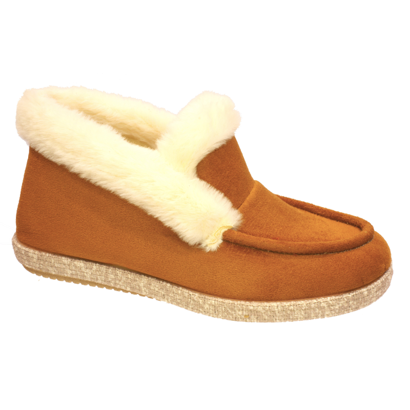 Relax W24-03-5 Pantoffel gevoerd | Cognac | 38